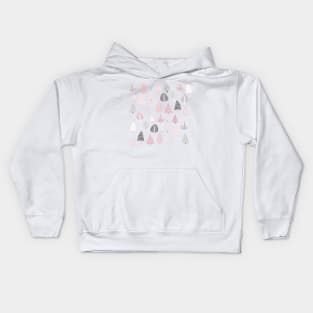 Pink Trees Kids Hoodie